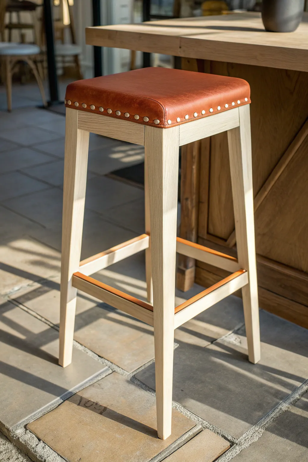 A bold painted wear zone makes the footrest pop while staying sleek, minimal, and durable.