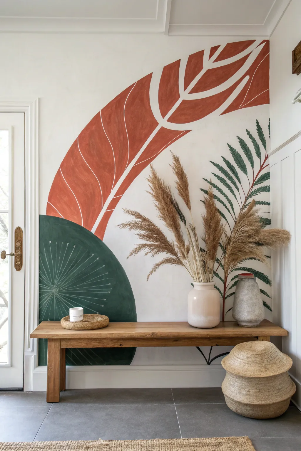Embrace imperfection with raw, unfinished edges for a bold, artistic wall statement.