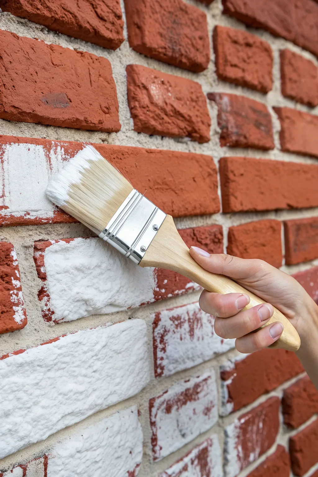 Transform red bricks with an authentic milky limewash glaze for a dreamy Scandi finish.