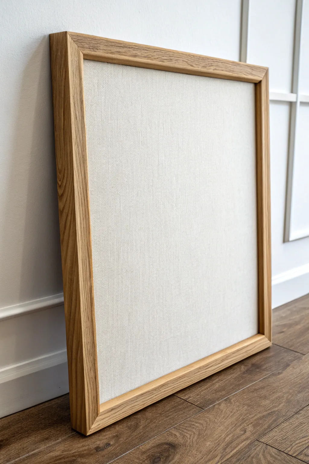 Flush-mount frame that hugs the canvas edge, showing a clean profile and seamless fit
