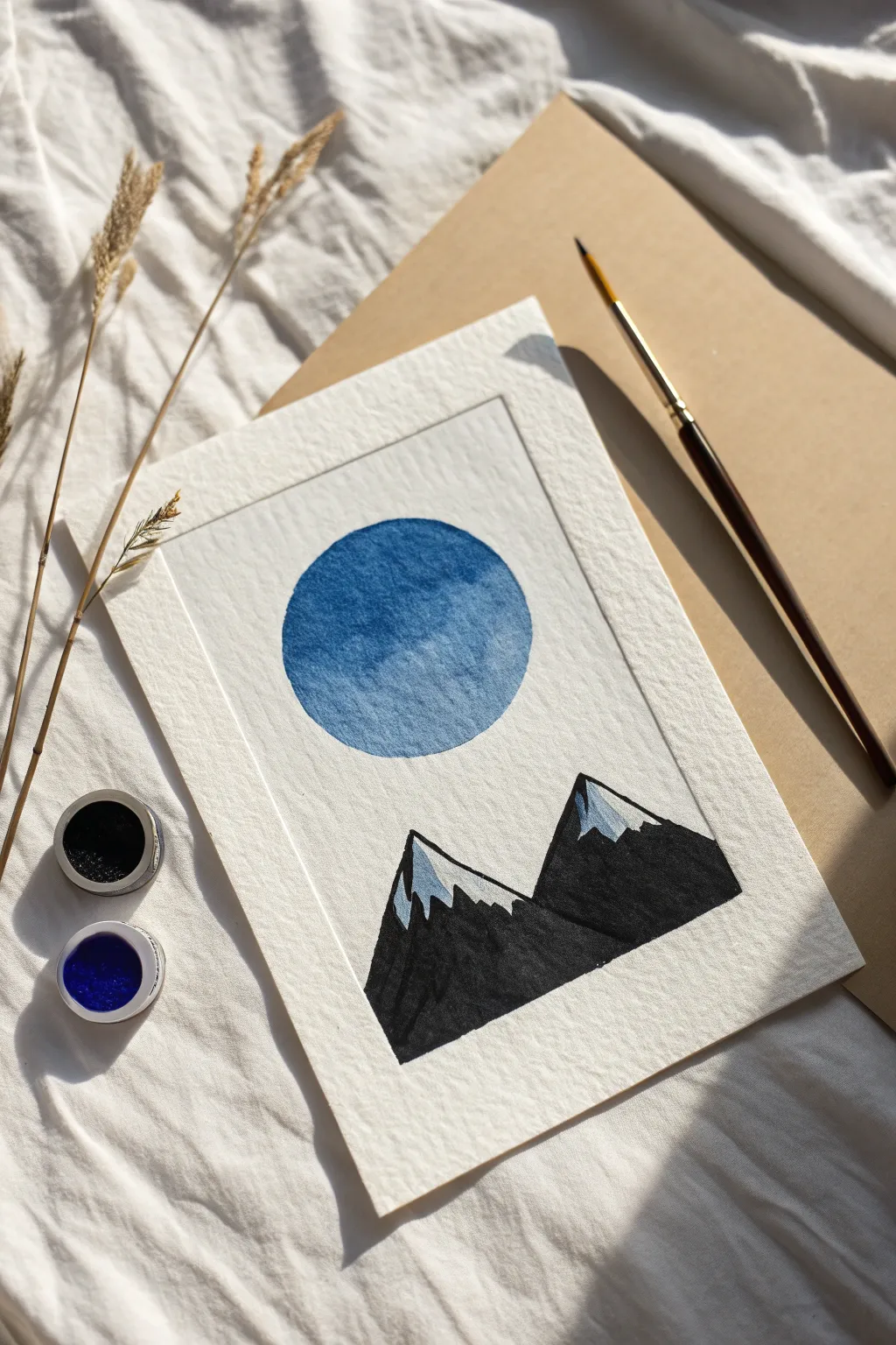 Create a stunning view with simple shapes using this easy silhouette idea.