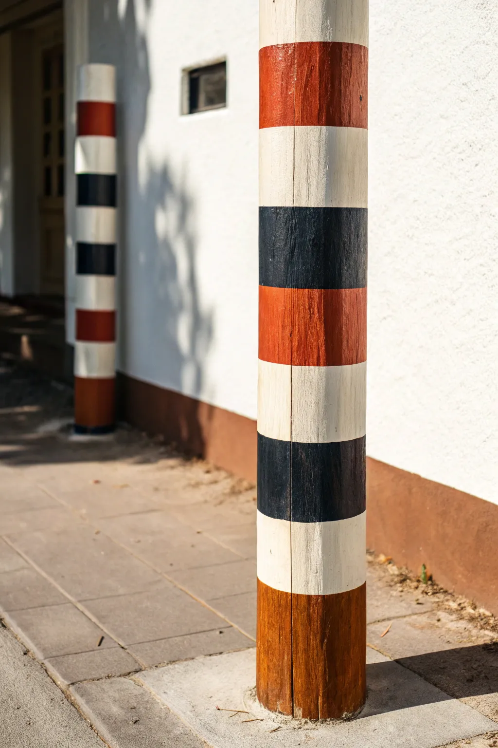 Crisp classic stripes with tape-sharp edges, simple colors, and an easy DIY finish.