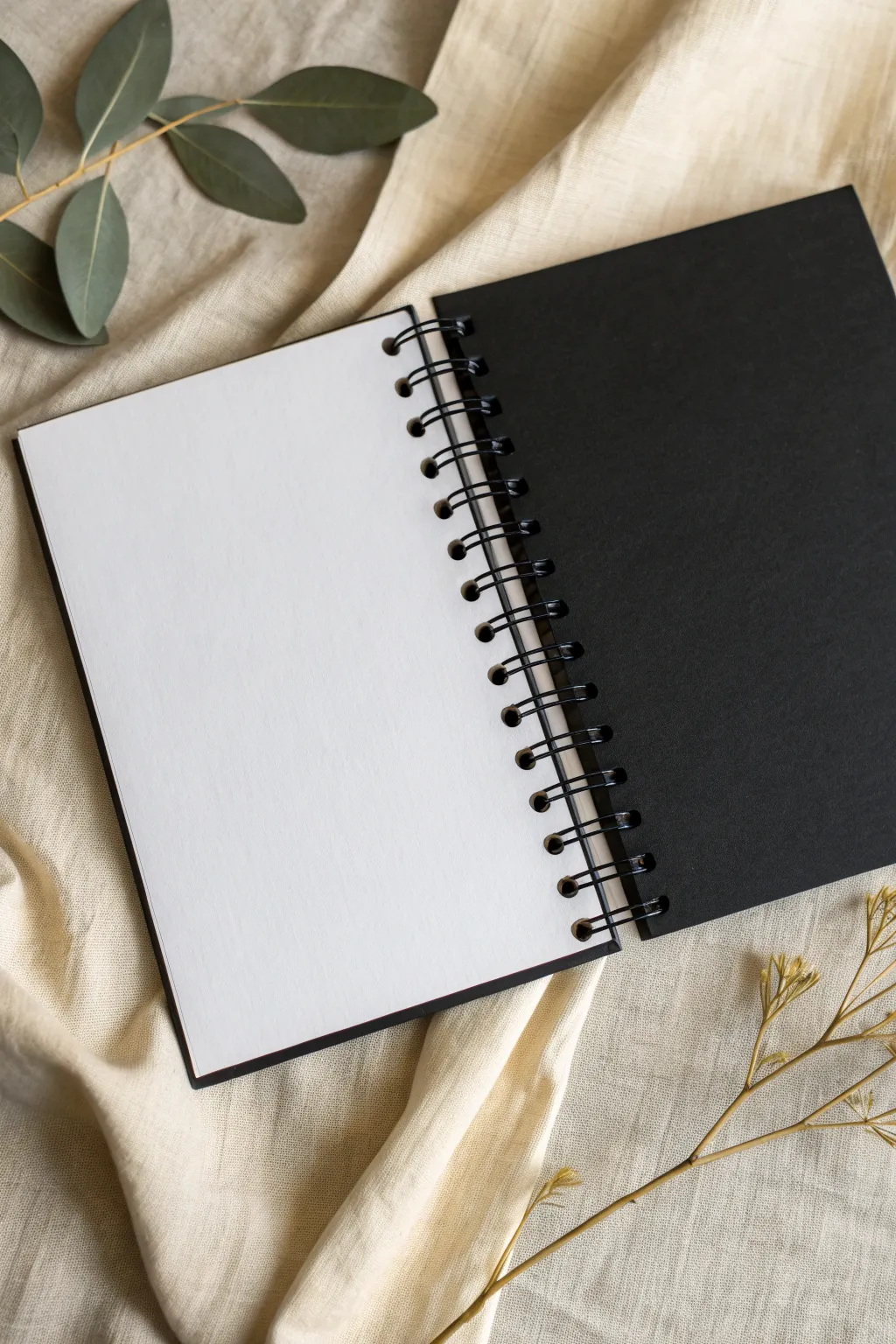 Split-page silhouette swap that makes positive and negative space read instantly at a glance