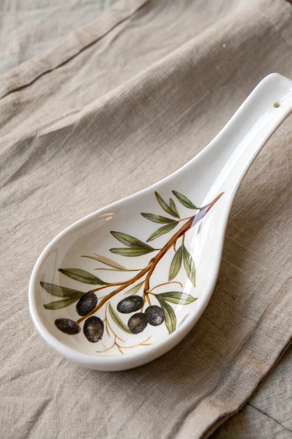 bring a touch of the mediterranean to your kitchen with this elegant olive design