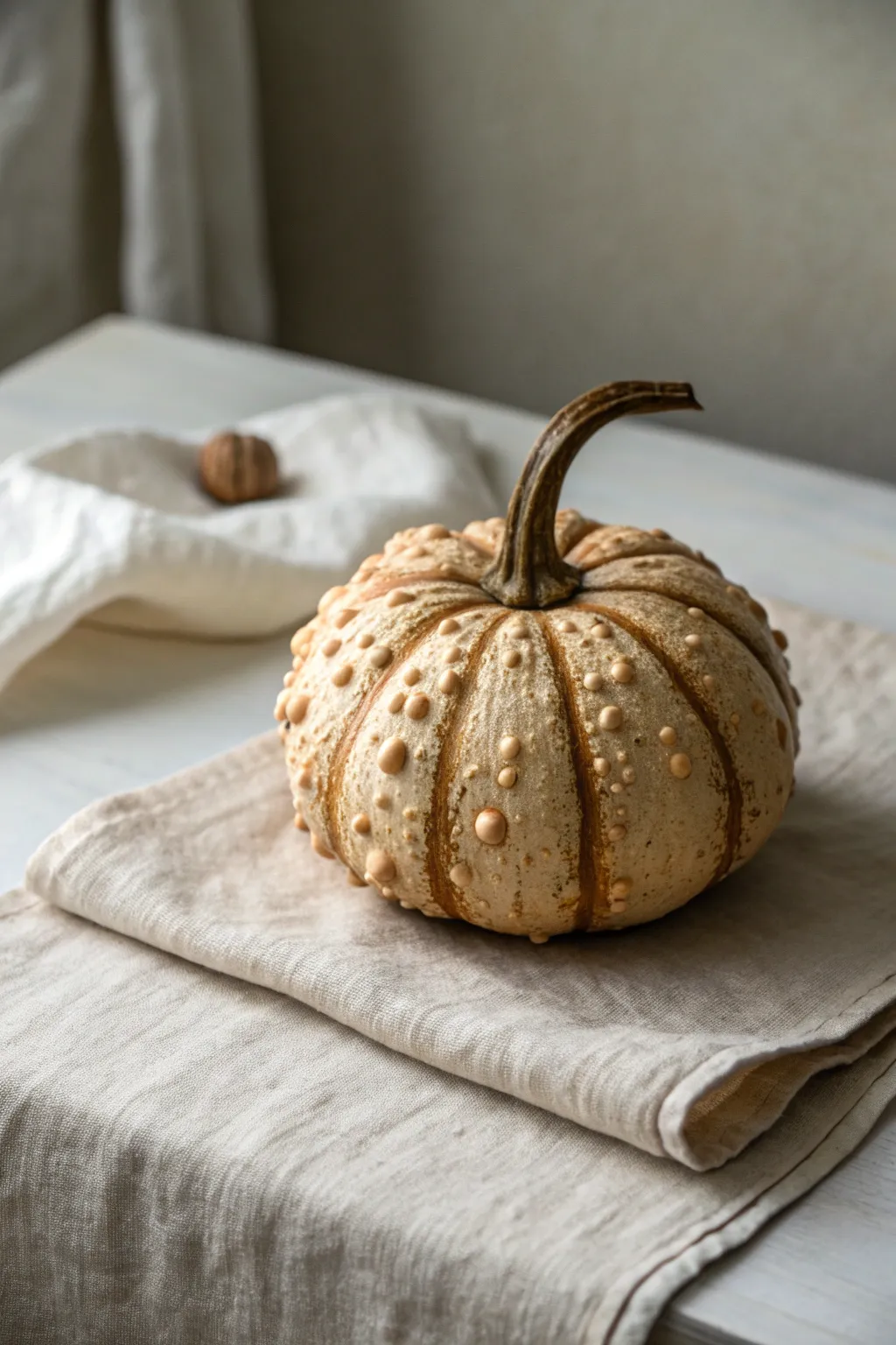 Dark wash settles into every bump while a damp cloth lifts highlights for rich contrast.