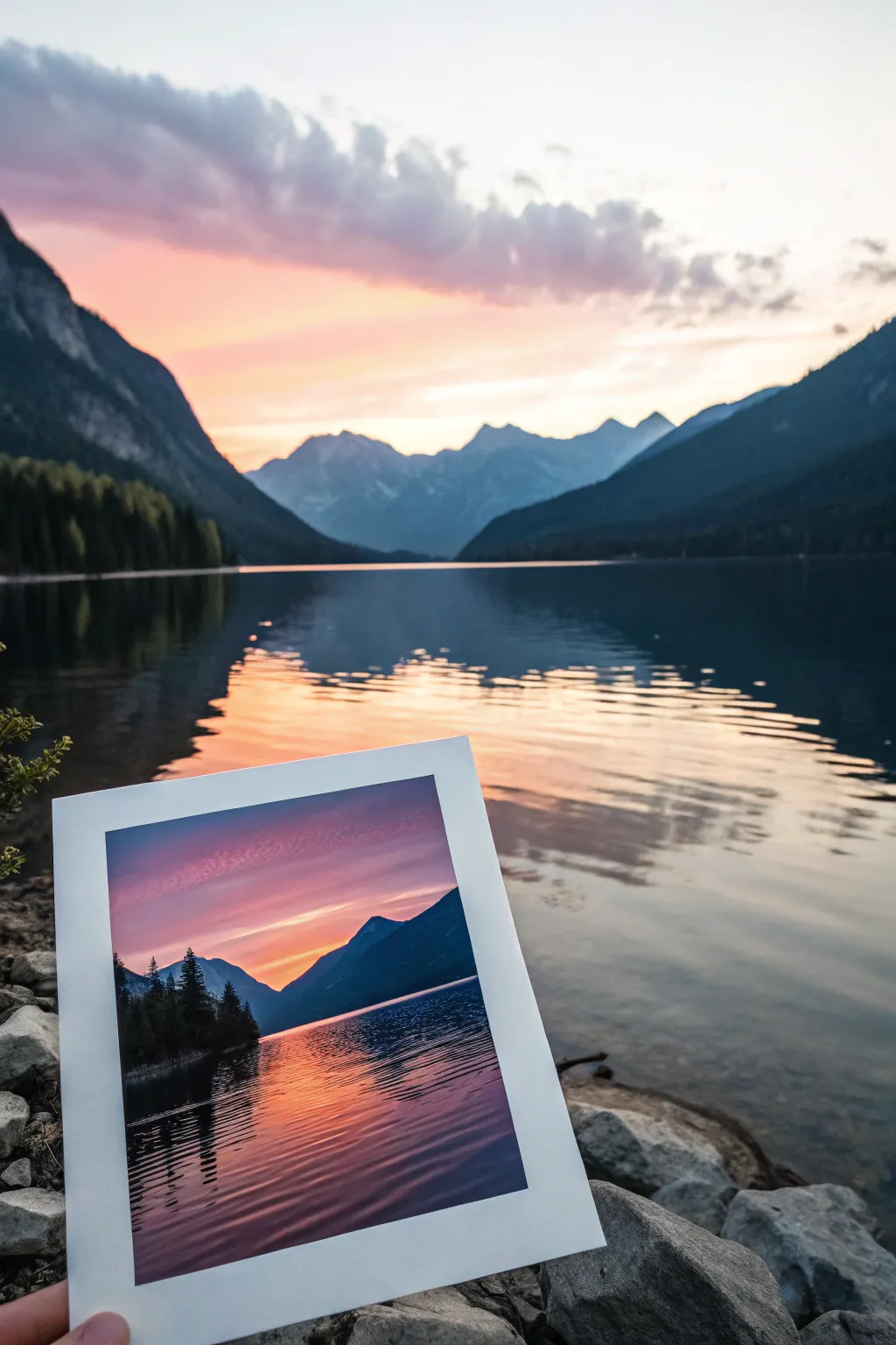 Master sunset gradients and true-to-life lake reflections with subtle ripples and bold contrast.