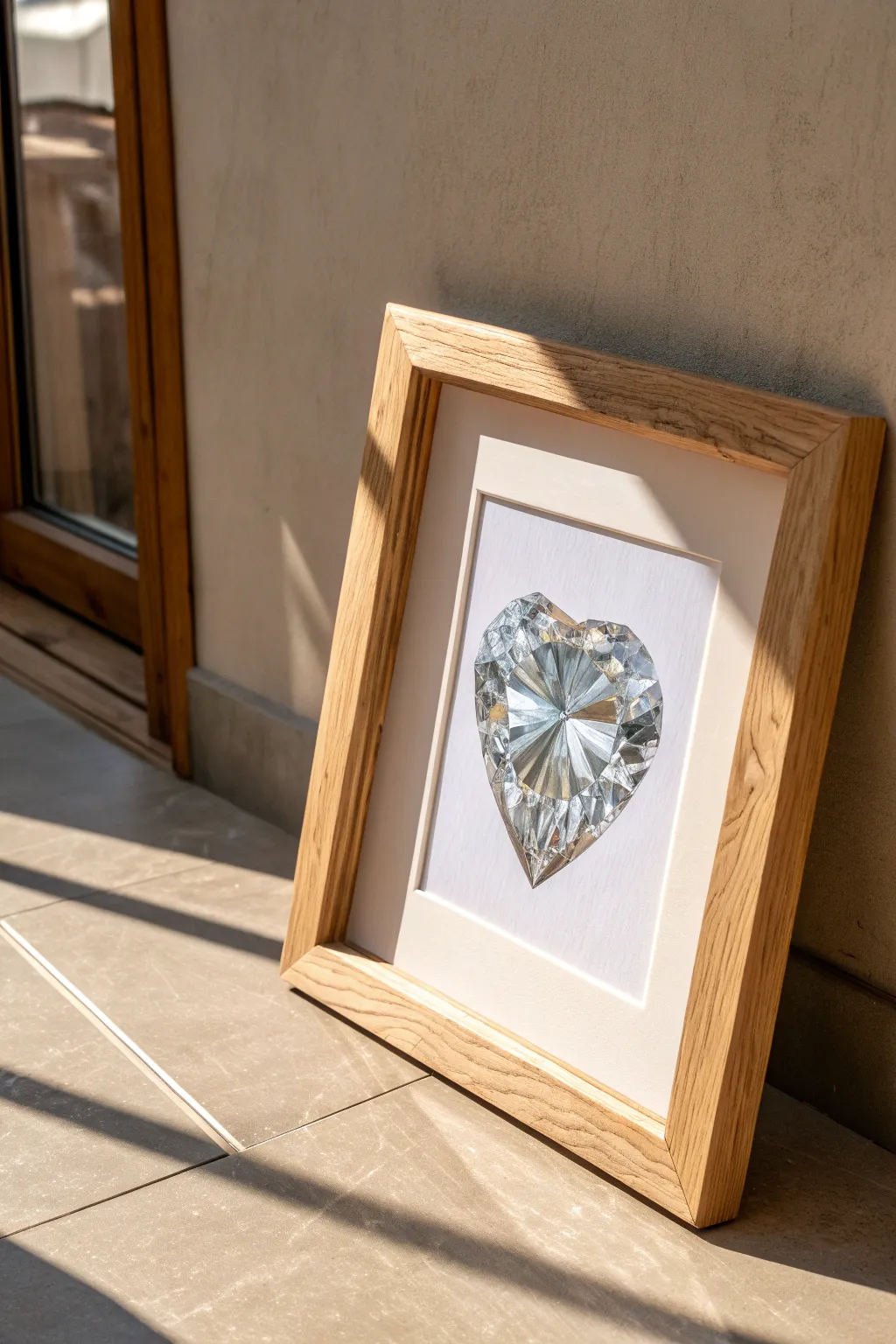 Glass-free framing lets your diamond painting catch the light and sparkle beautifully.