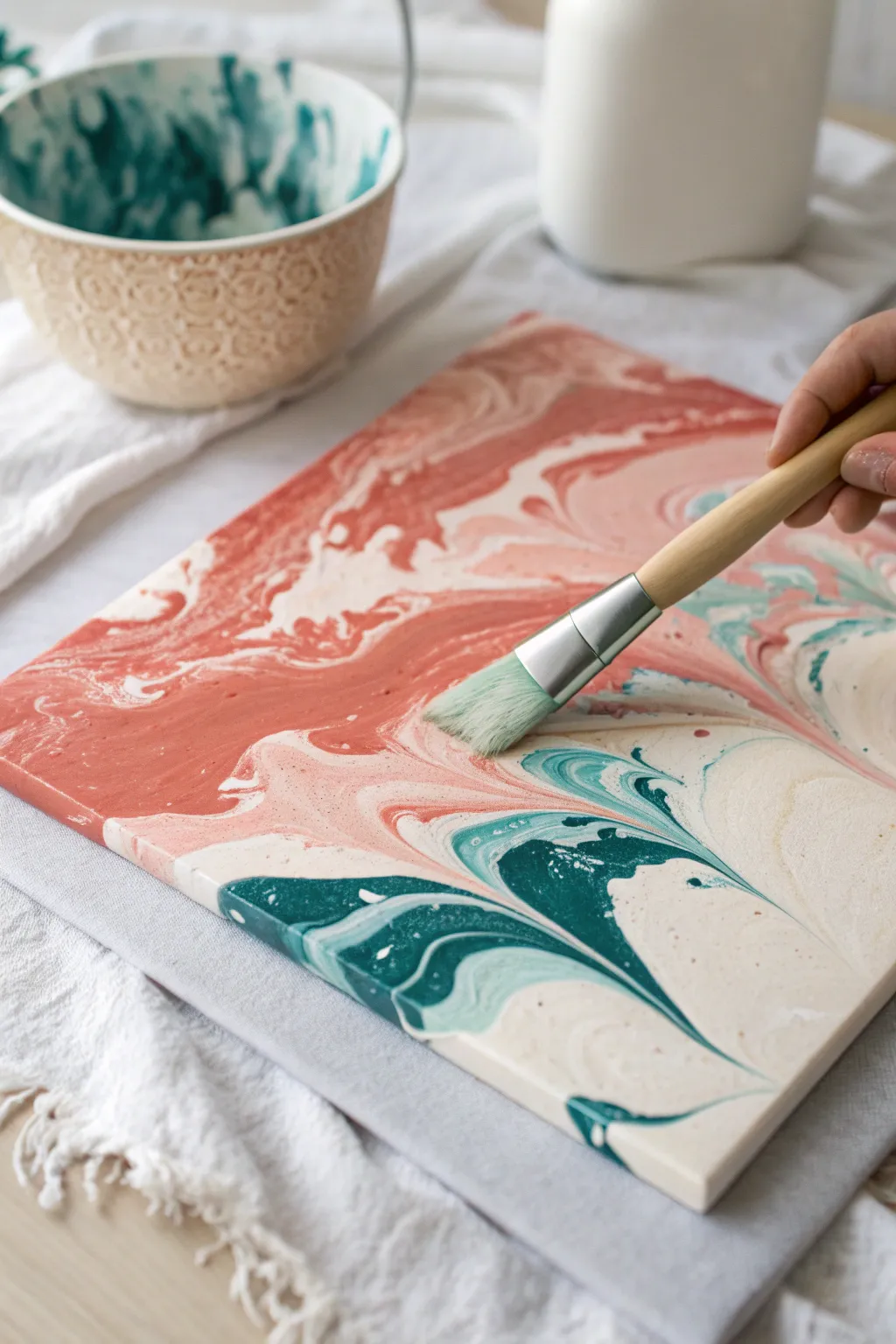 Pull a clean swipe to uncover bold, bubbly cells—simple canvas, striking contrast, instant wow.