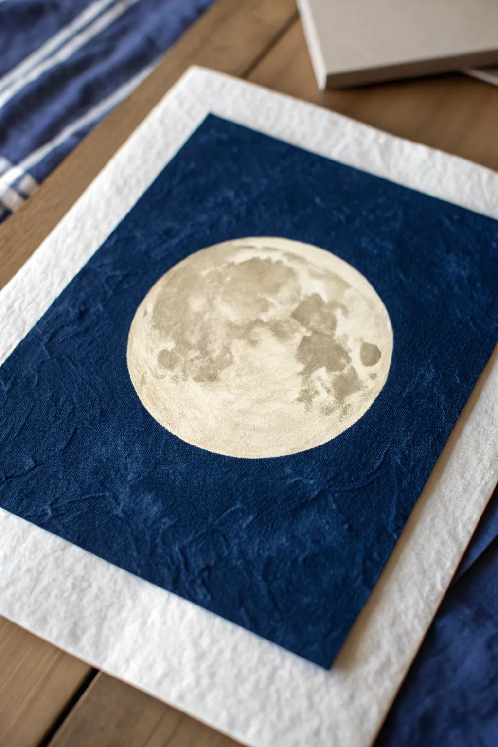 Capture the magic of the night sky with this beginner-friendly moon painting.