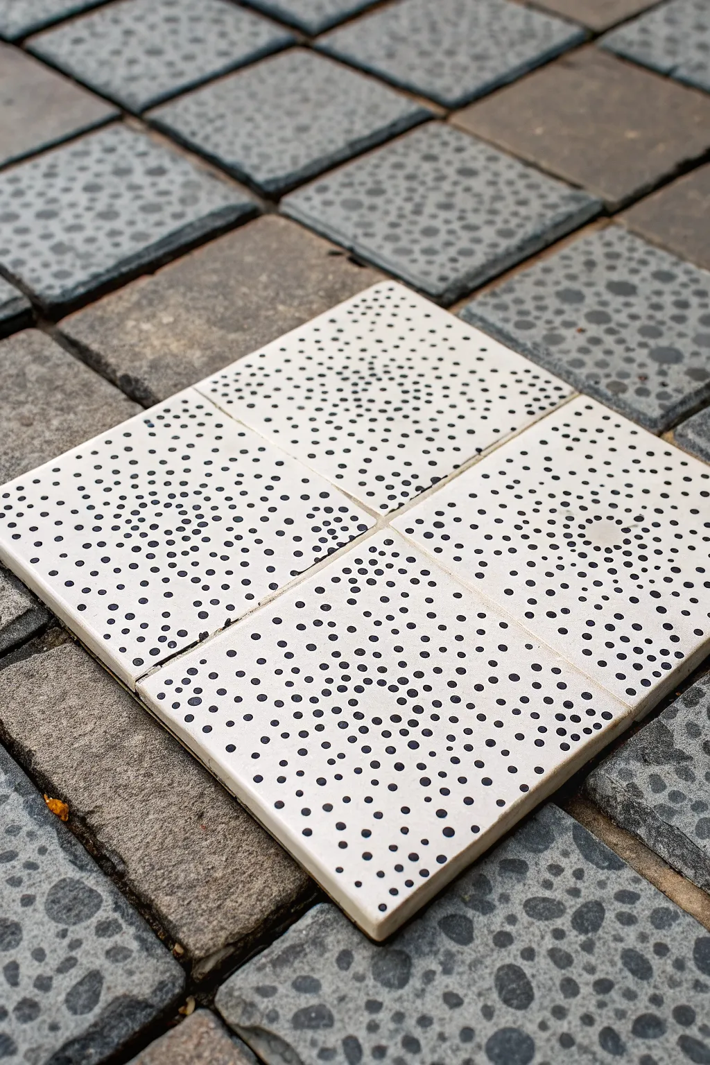 Monochrome dot textures: tidy grids, stippled fills, and airy gradients in one clean tile