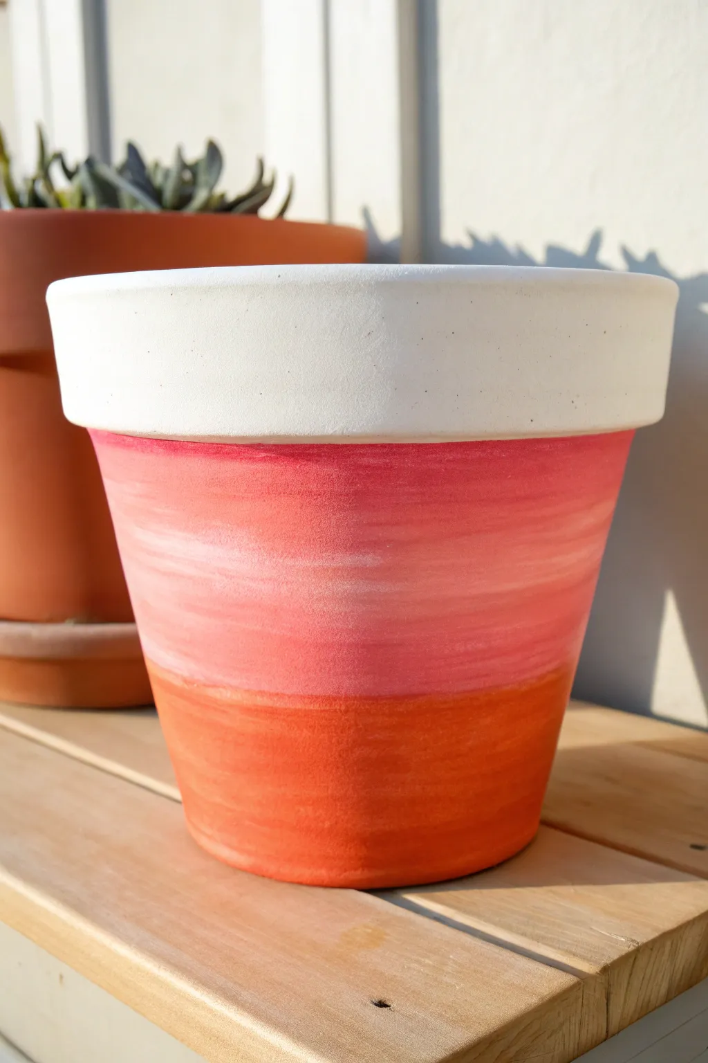Bring the golden hour inside with this dreamy DIY sunset ombre pot. 🌅✨ #DIYDecor #BohoHome