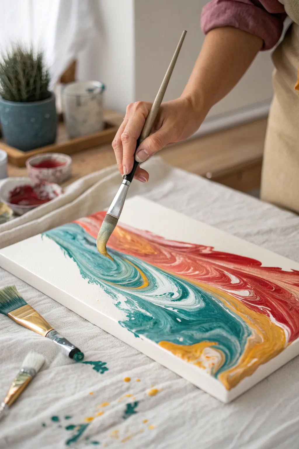 Classic swipe reveal: bold big cells and crisp contrast, minimal and beautifully crafted