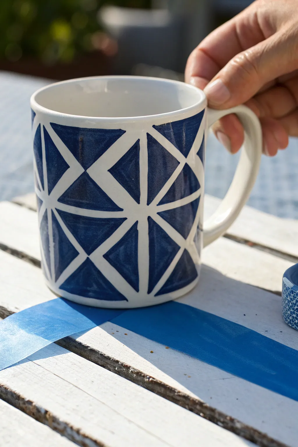 Nothing beats the satisfaction of peeling tape to reveal crisp geometric lines.