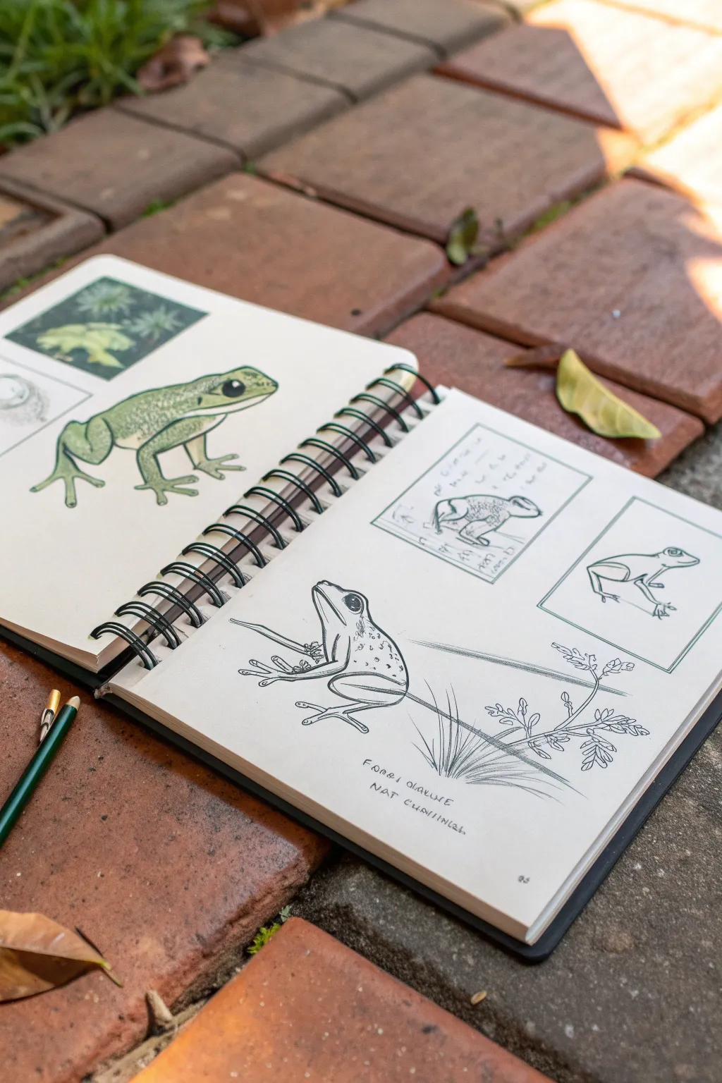 Coquí frog mini sketch series: clean lines, bold tropical accents, and minimalist island vibes.