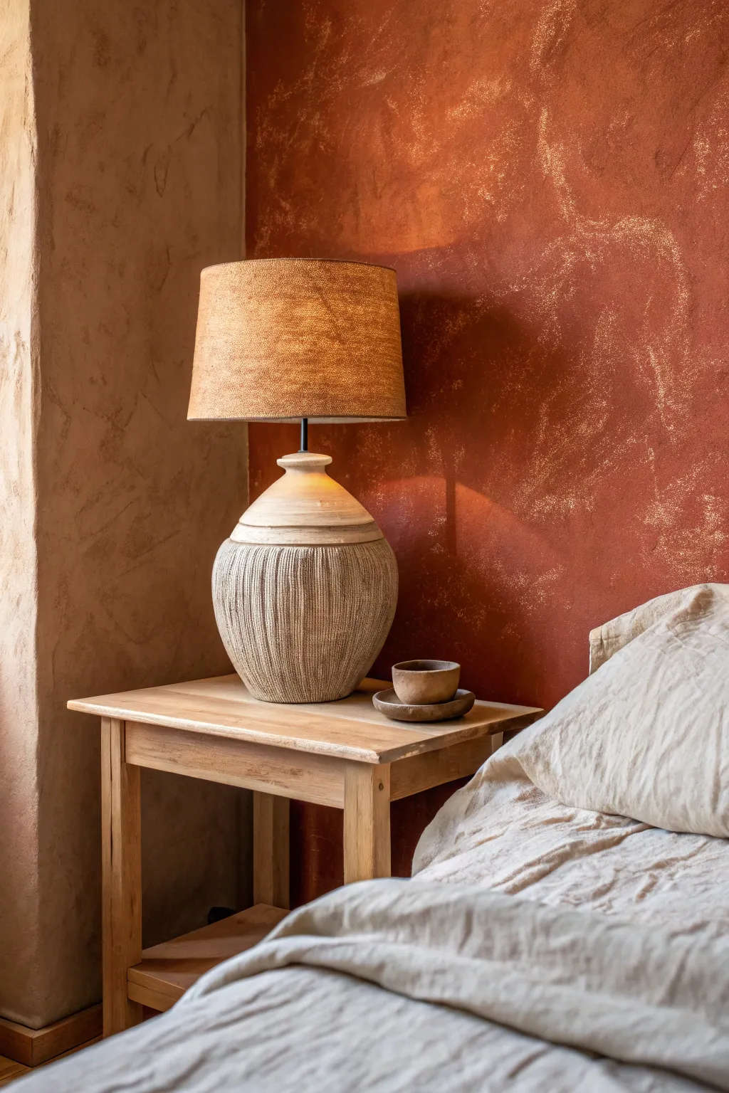 Embrace organic warmth in your sanctuary with these rich, earthy terracotta and clay color palettes.