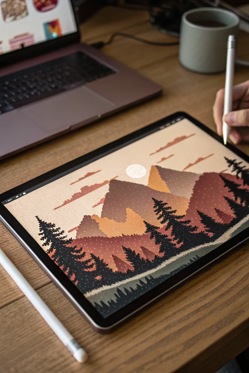 Embrace retro charm with these cozy pixel art landscapes. 🌄 A perfect digital art project for beginners.