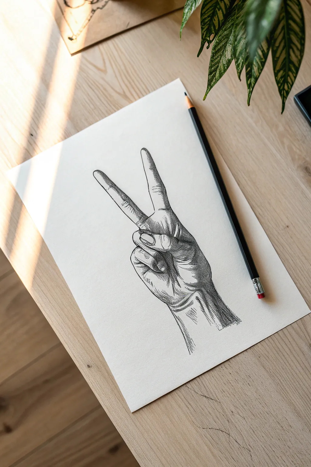 High-contrast negative space hand gesture, defined by shaded background contours for clean figure-ground.