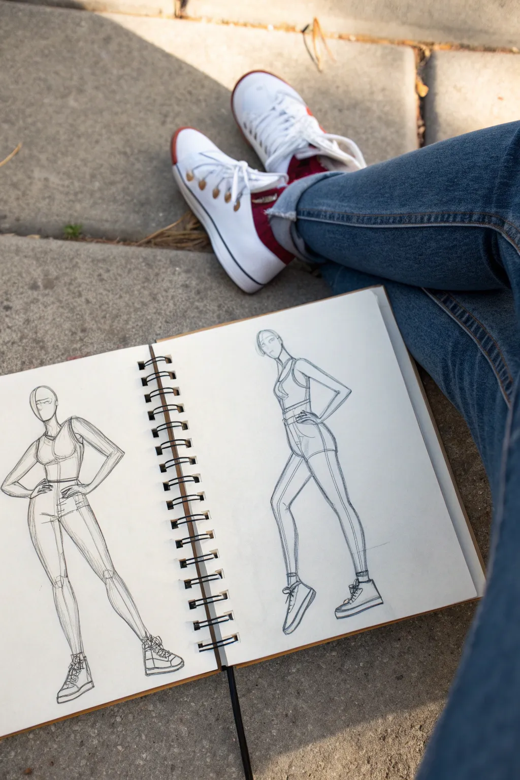From mannequin duo to finished characters, a dynamic pose template that makes collabs effortless.