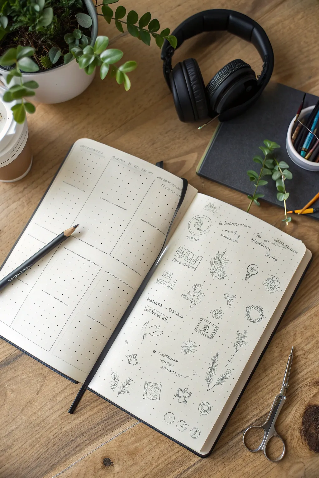 Capture your week in tiny pencil moments with a minimal Currently spread made for cozy journaling.