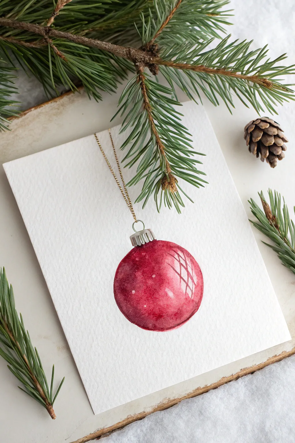 Capture the holiday magic with this simple yet stunning oversized ornament painting idea.