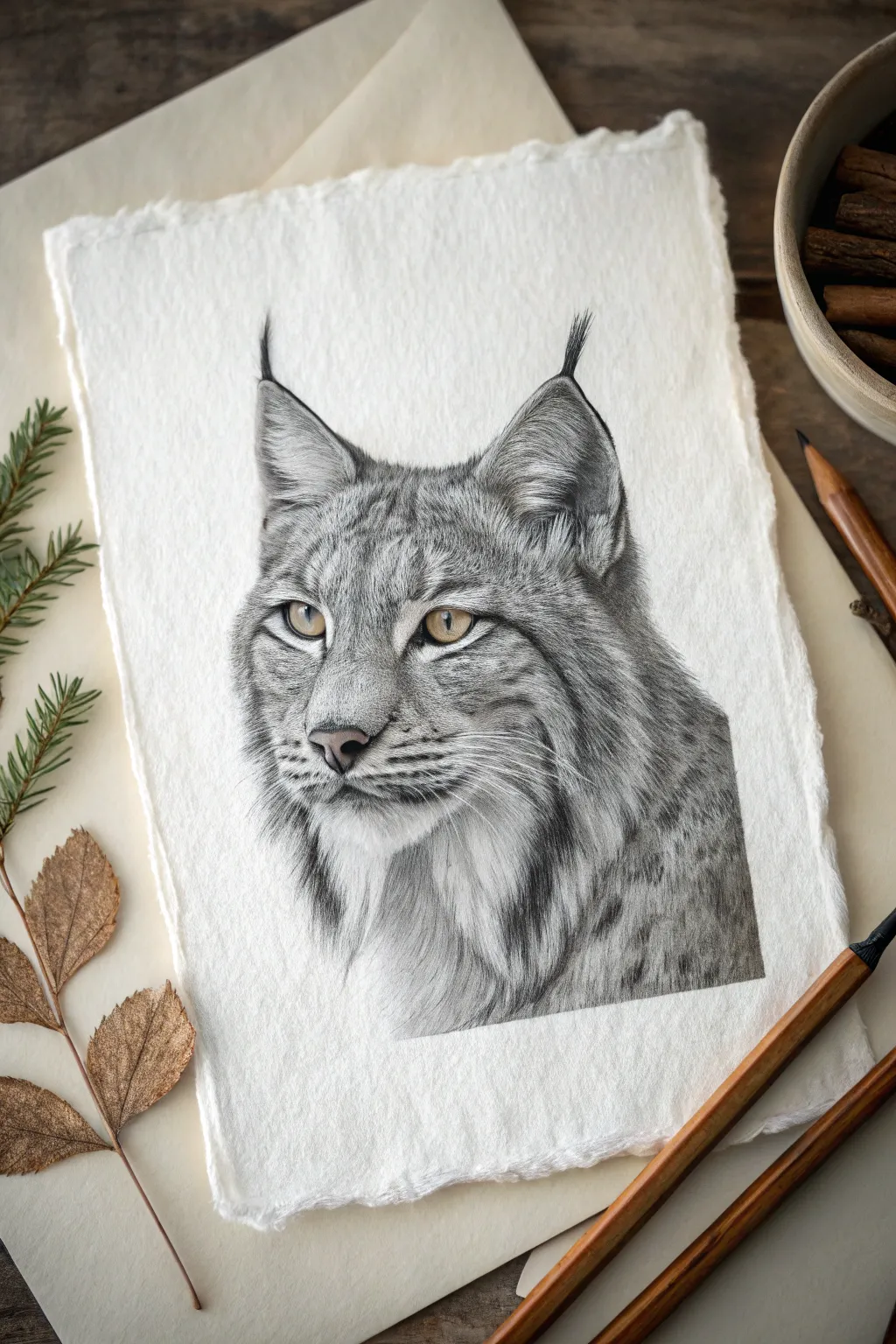 Intricate graphite fur close-up with bold contrast, perfect for practicing highly detailed texture