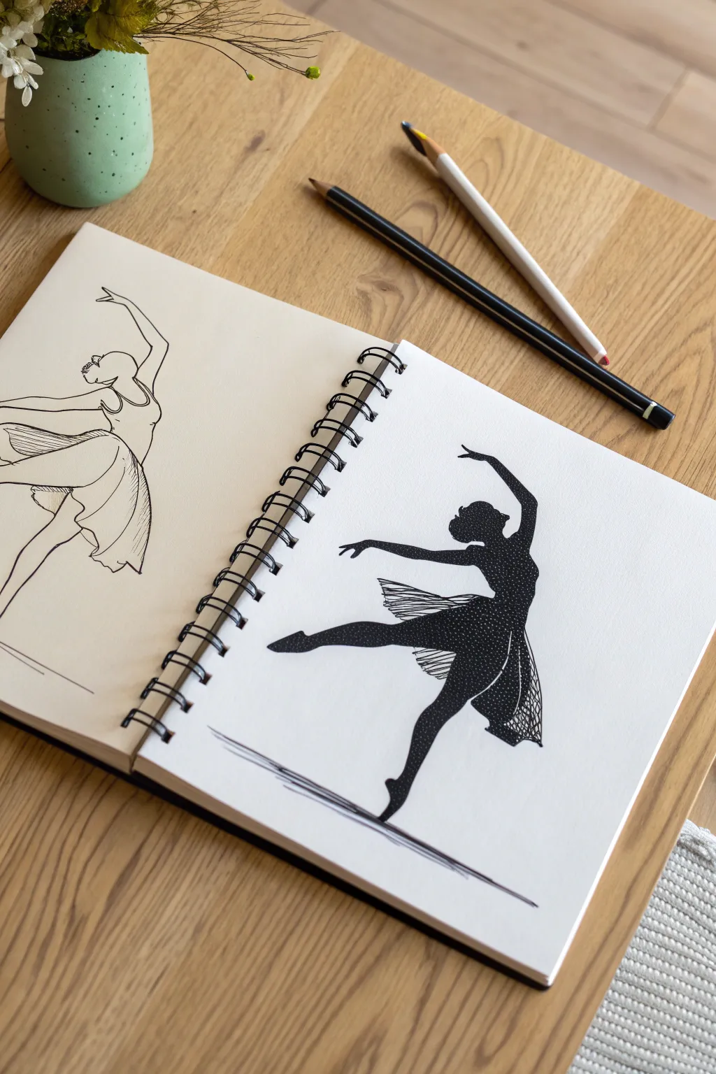 Test your drawing flow with the silhouette trick. If the shadow reads clearly, the pose works.
