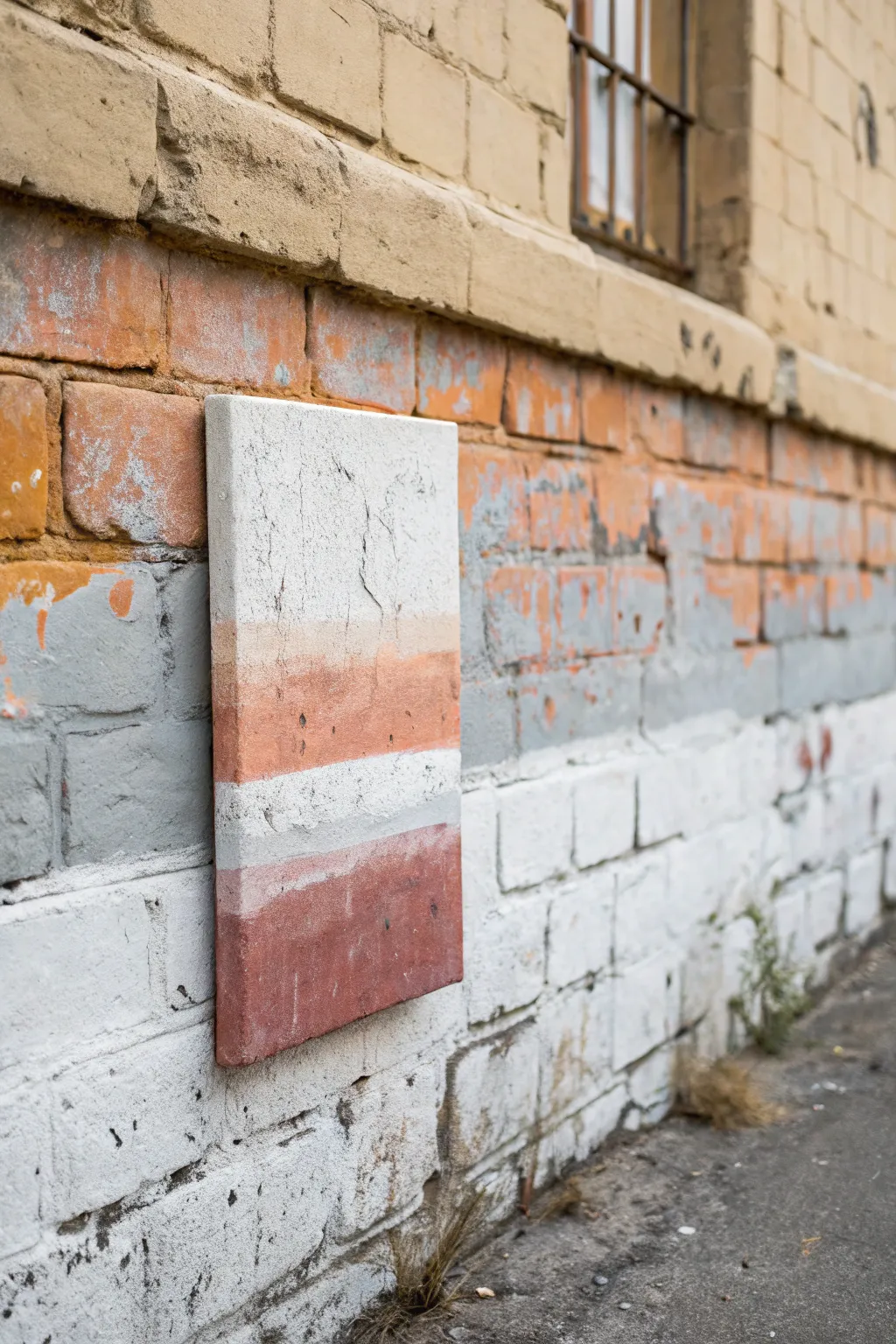 Urban decay textures meet minimal boho vibes in a gritty abstract wall background for edgy art