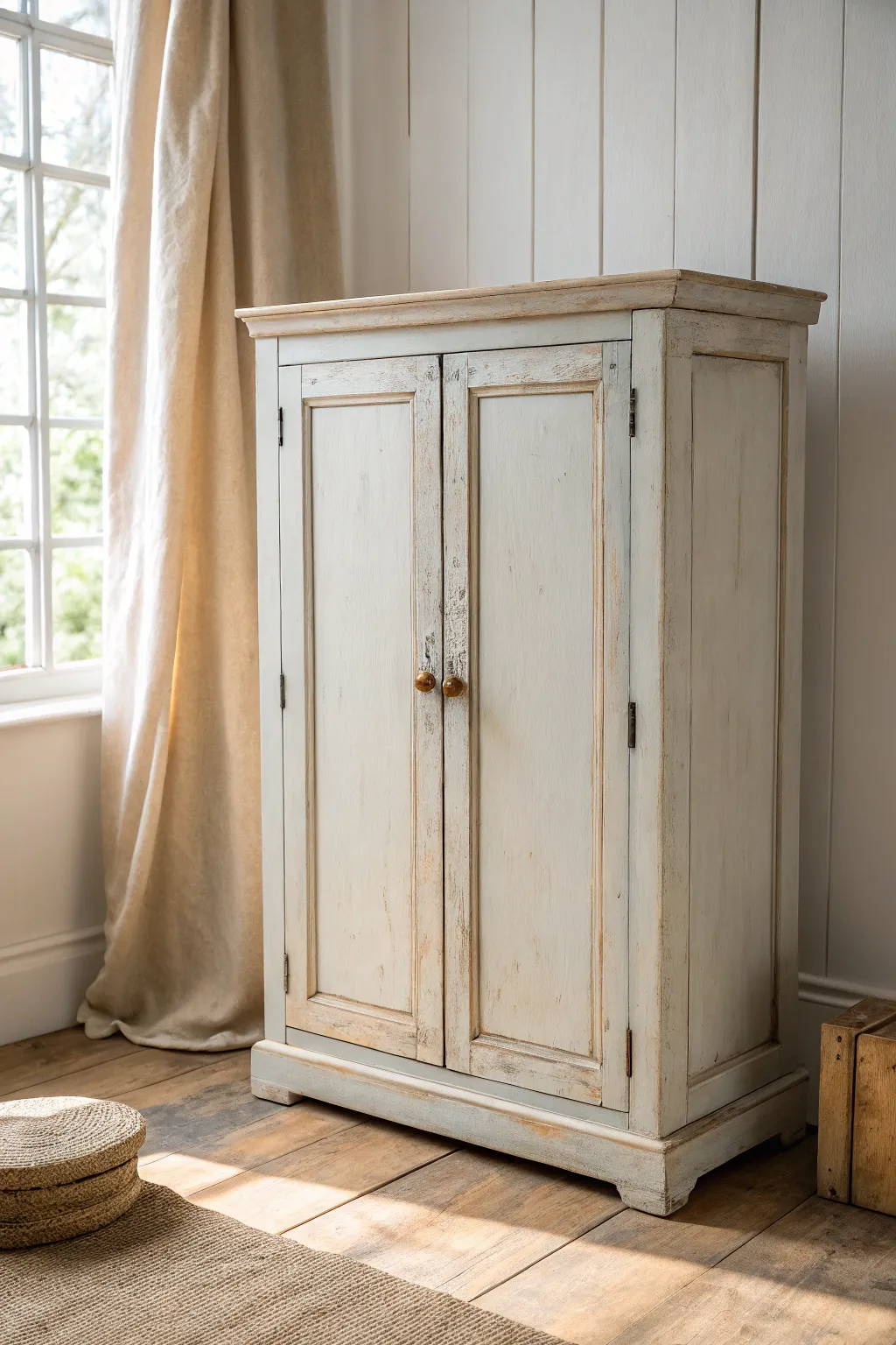 Bordes lijados para un encanto vintage: aprende el look distressed en muebles de madera