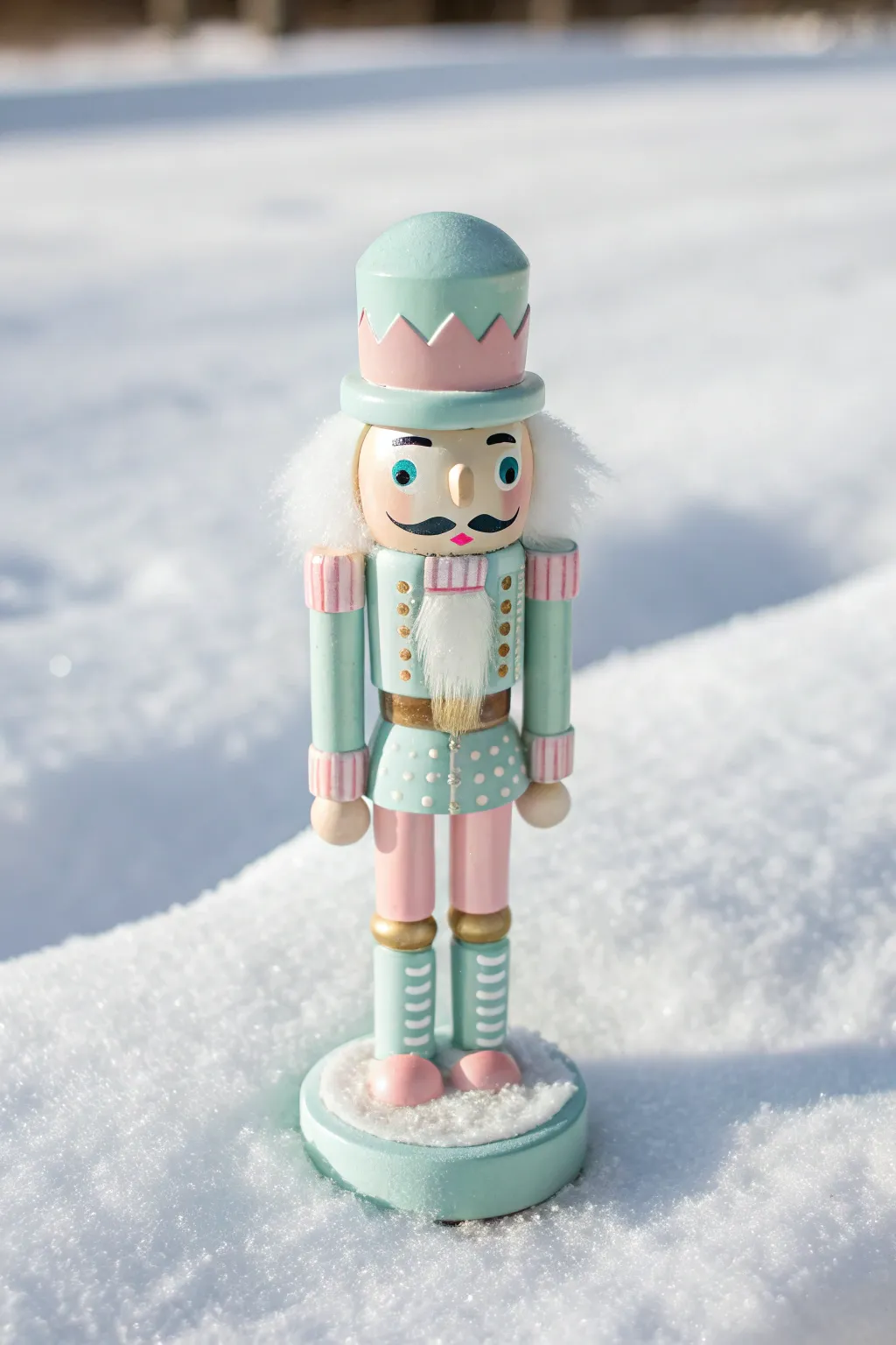 Create a dreamy winter wonderland with these soft pastel nutcracker painting ideas.