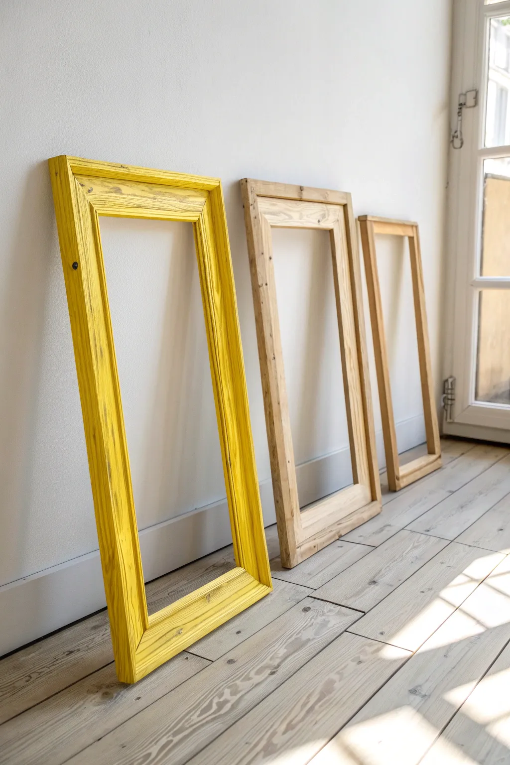 Add a splash of sunshine to your decor with this chic paint-dipped frame idea.