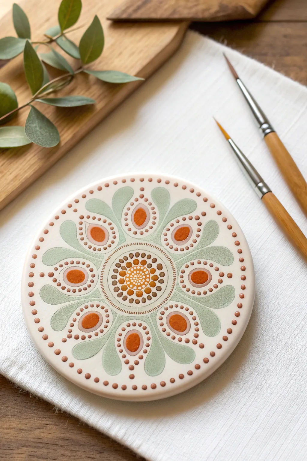 Relax and create with this simple, meditative dot mandala technique.