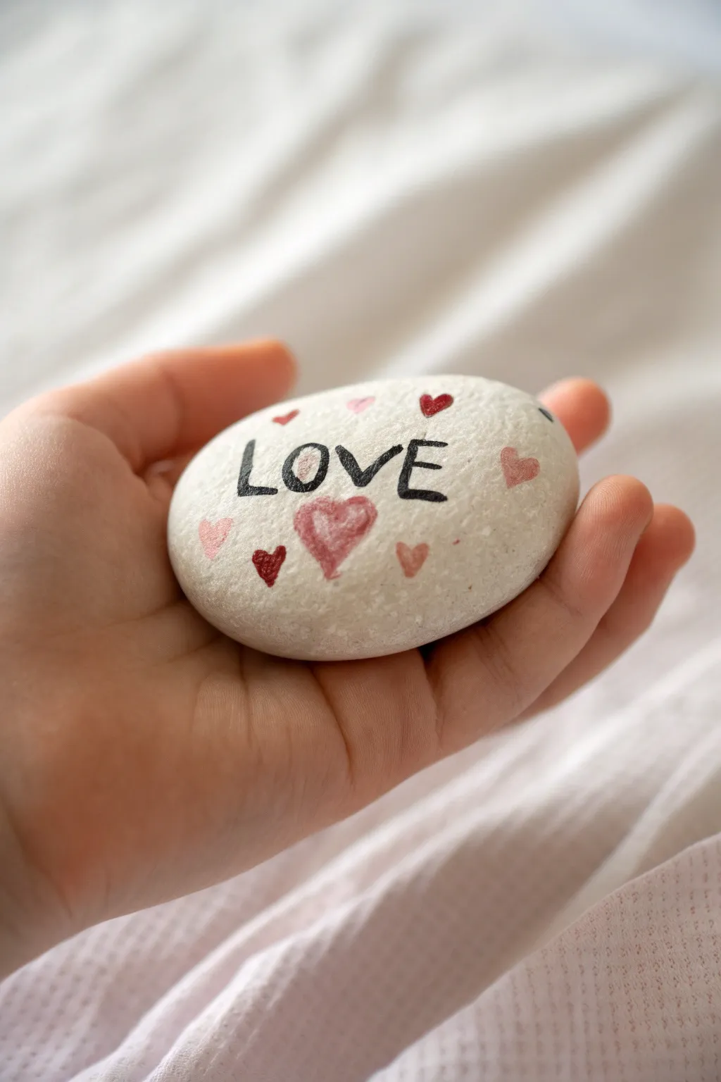 Spread kindness with these simple DIY message stones. A sweet craft for little hands.