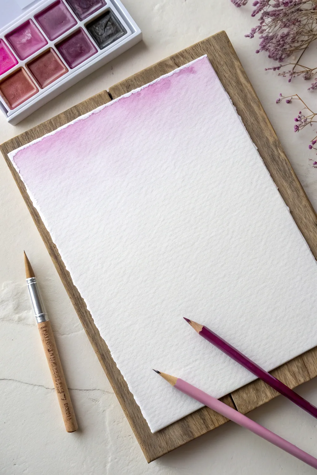 Three shades, one hue: spin into a soft ombre fade that blooms from center to edge.