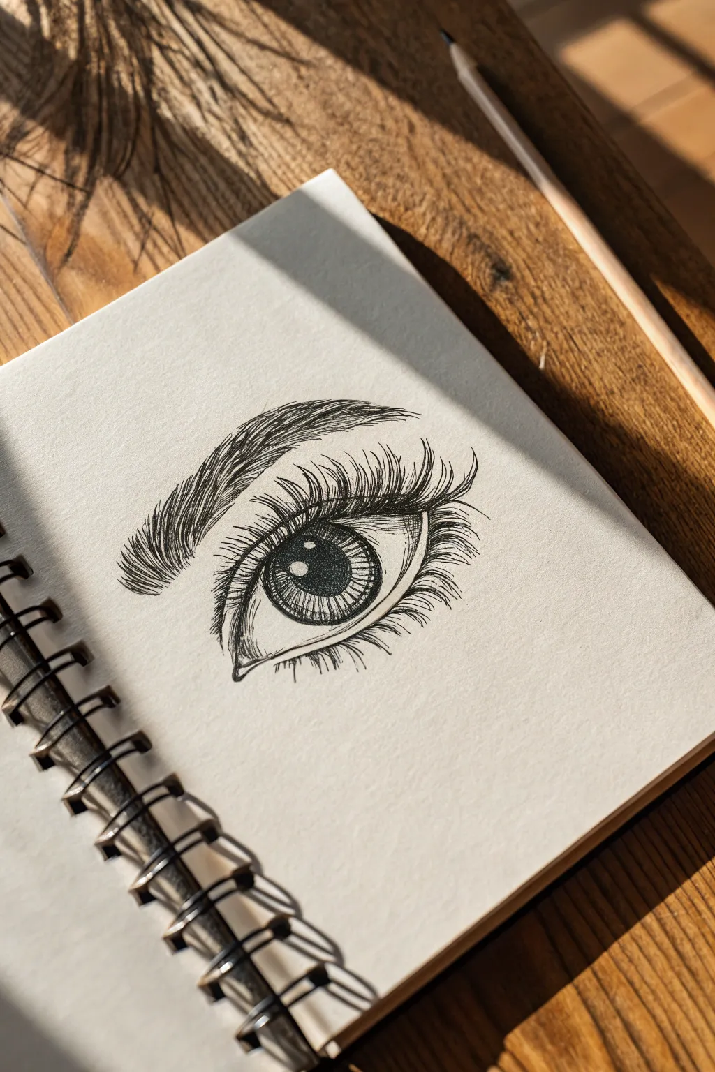 Eyelash clump studies with curved flow and varied line weight for more natural eye sketches