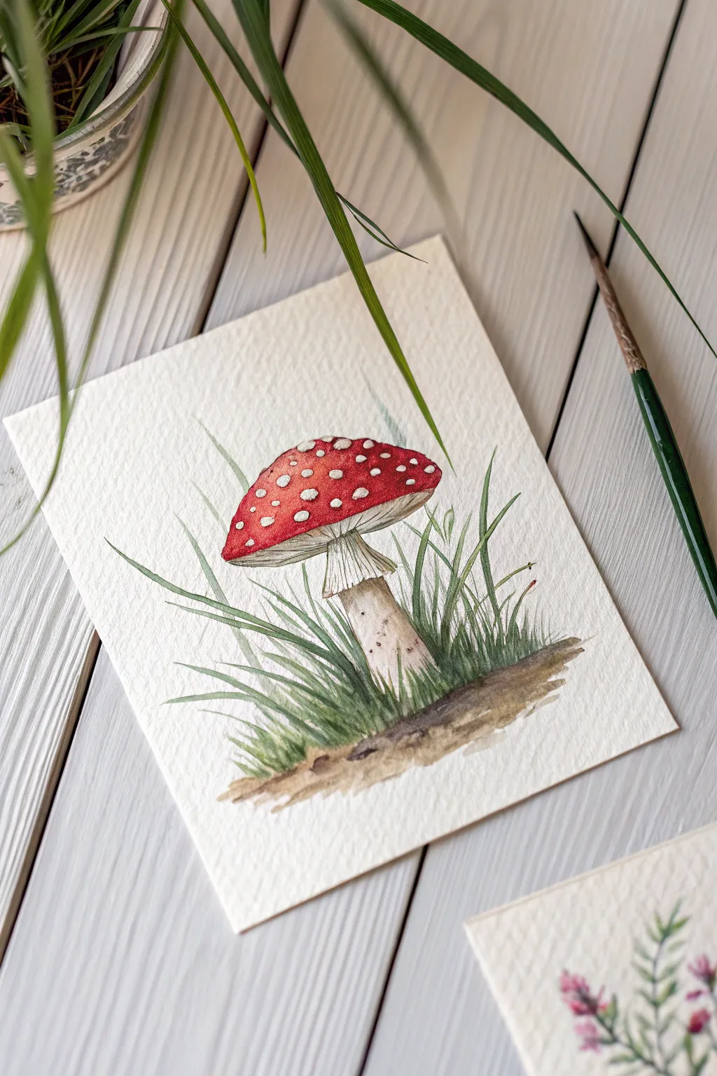 Create your own fairytale magic with this cute hand-painted toadstool idea.