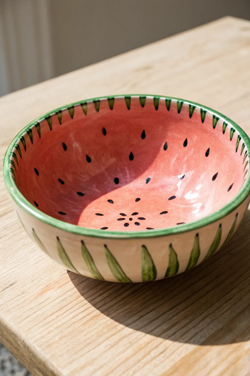 Get inspired by this juicy watermelon design—perfect for your next pottery project! 🍉✨