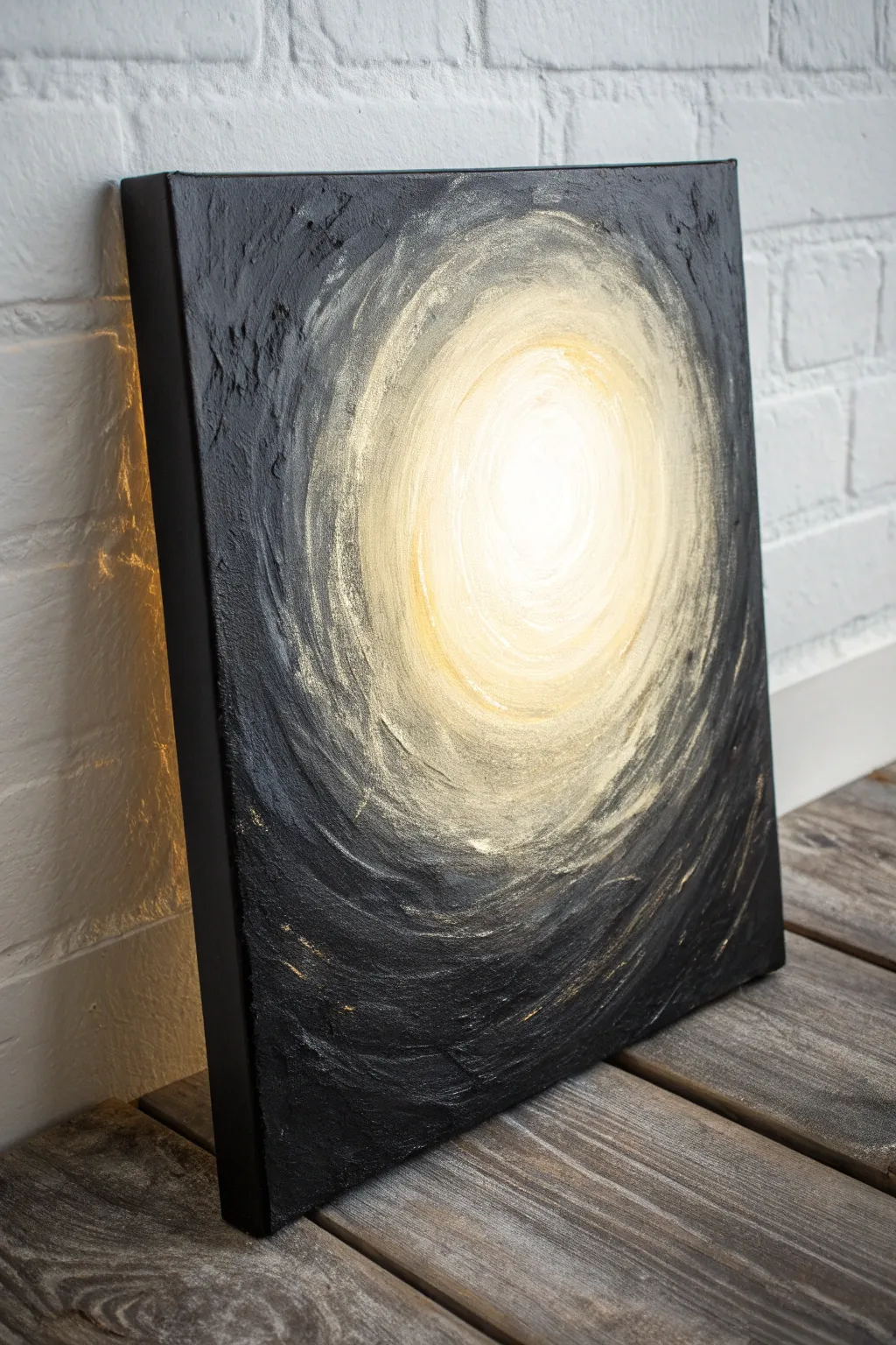 Create instant drama and depth with these moody charcoal vignette edges for your next canvas.