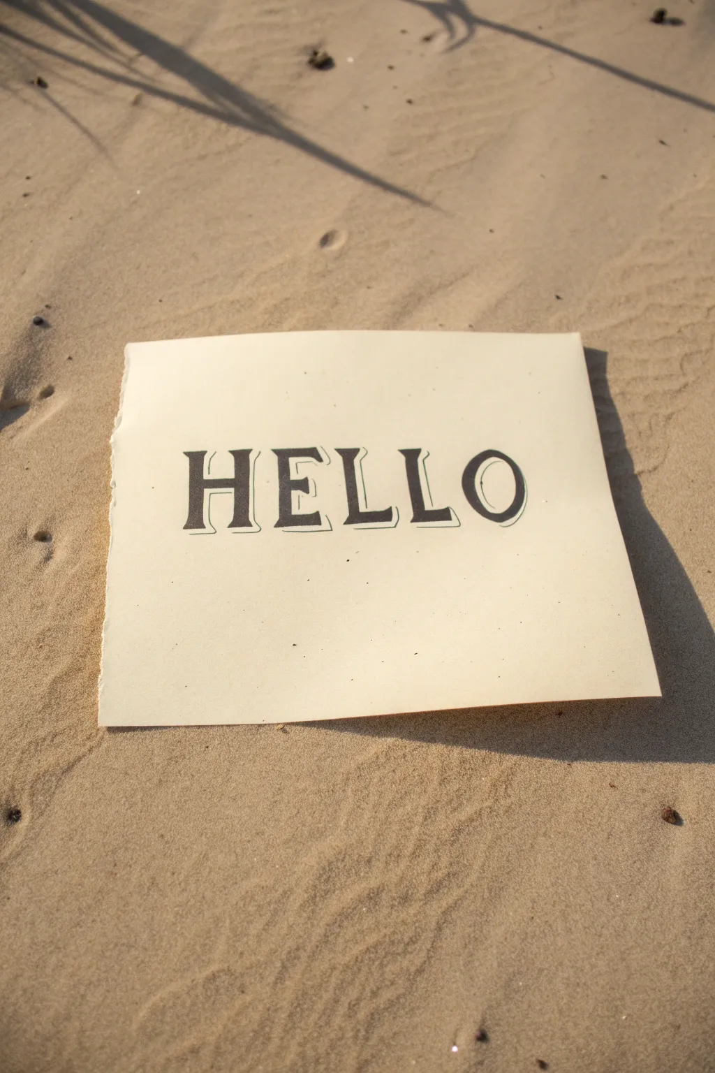 Bold black marker hand-lettering with chunky shadows for an easy, minimalist statement piece