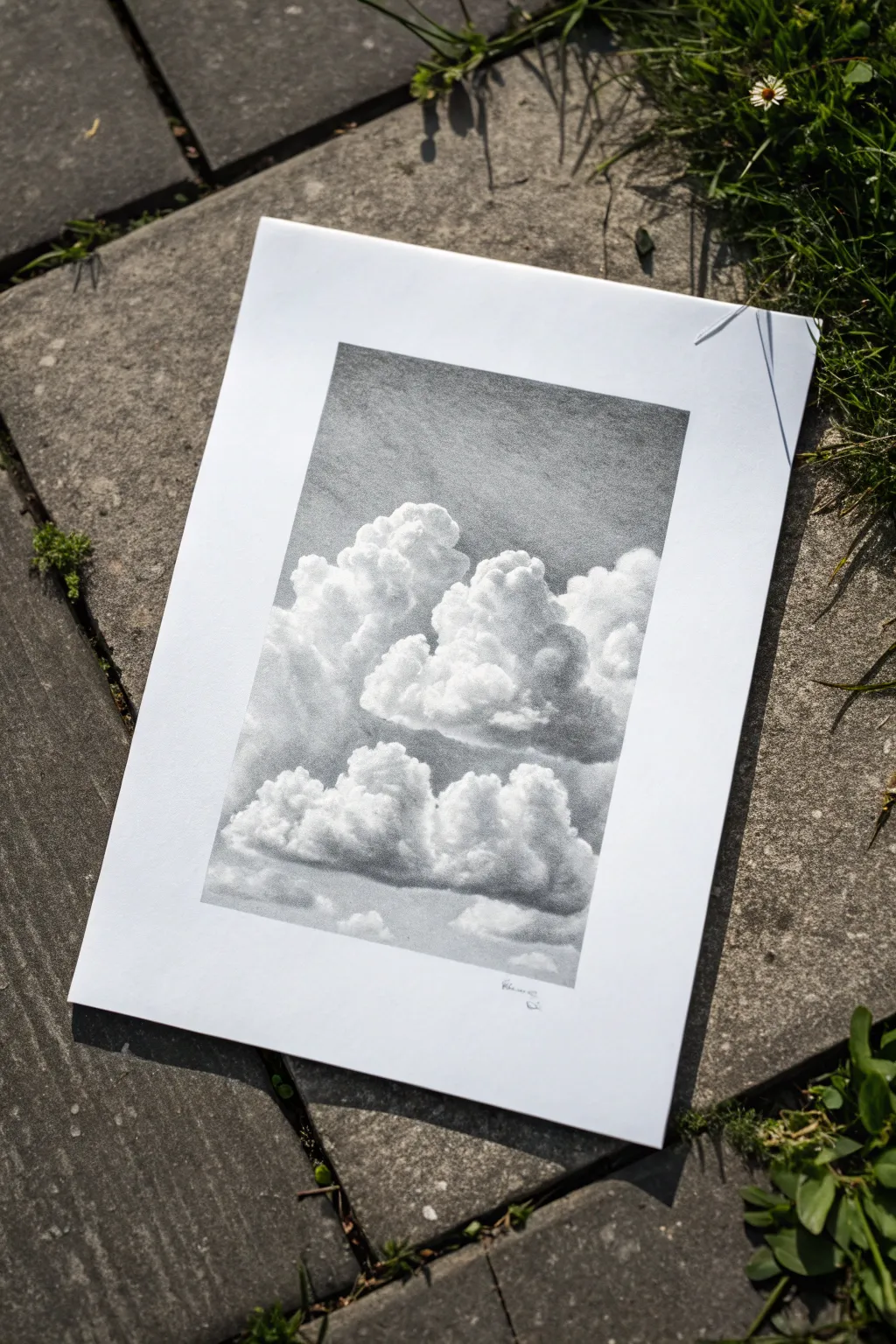 Soft cloud studies with smooth shading and bright highlights for dreamy drawing inspiration