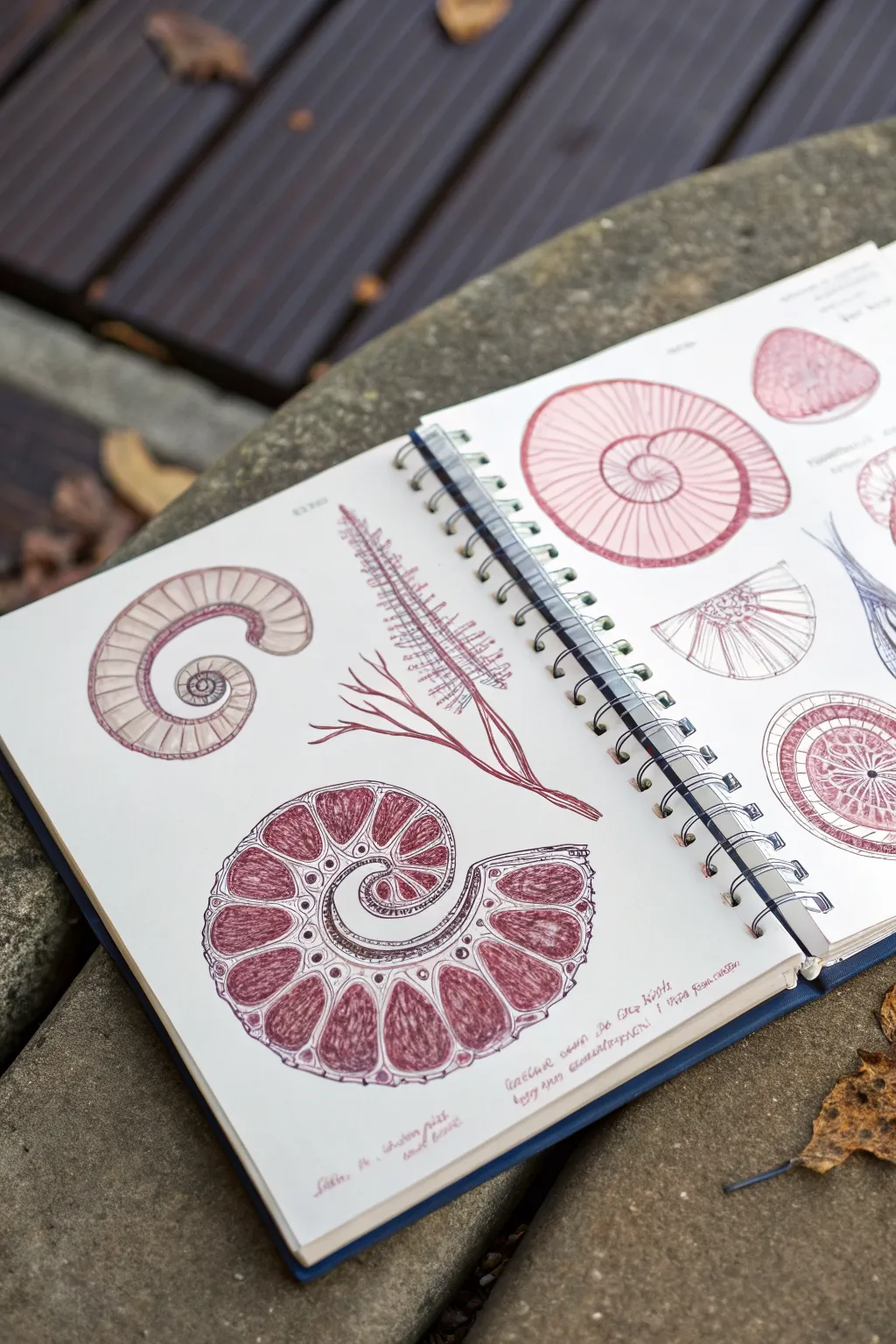 Intestines texture study sheet: practice folds, veins, and glossy highlights for gory art