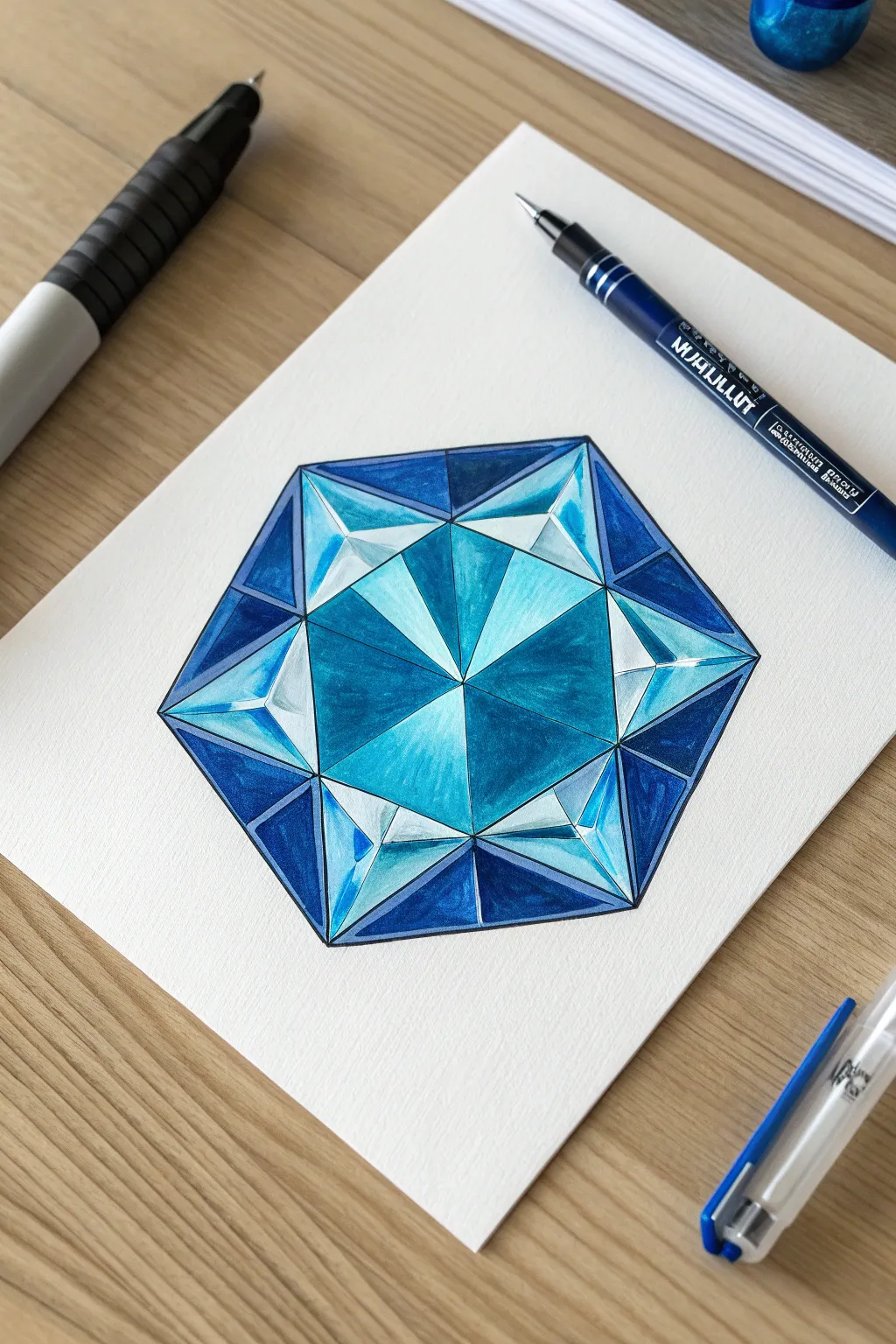 Master light and reflection with this stunning blue gemstone marker guide. ✨