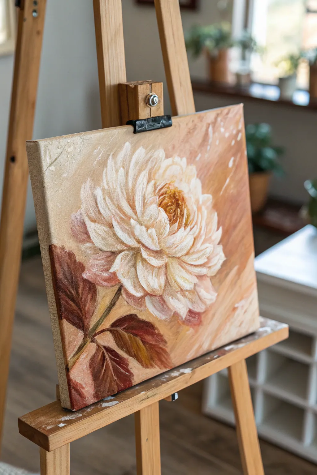 Confident alla prima: bold wet on wet florals, crisp contrast, creamy impasto strokes