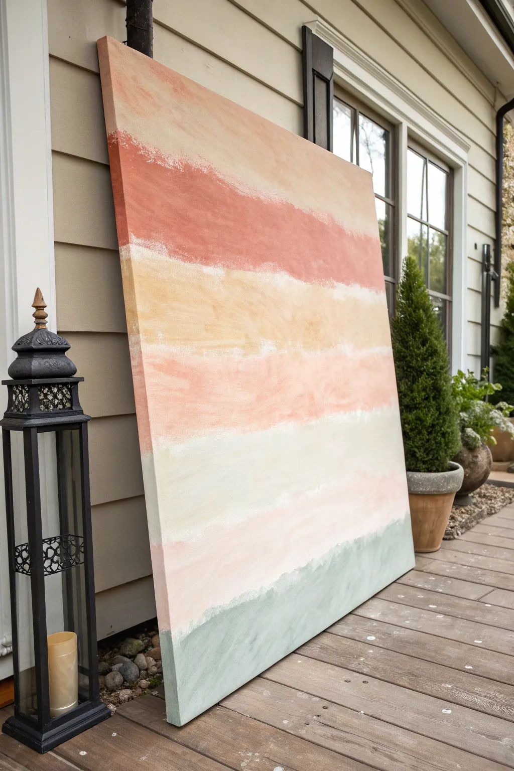 Collaborative mural concept: bold silhouette portraits over a shared, vibrant painted background.