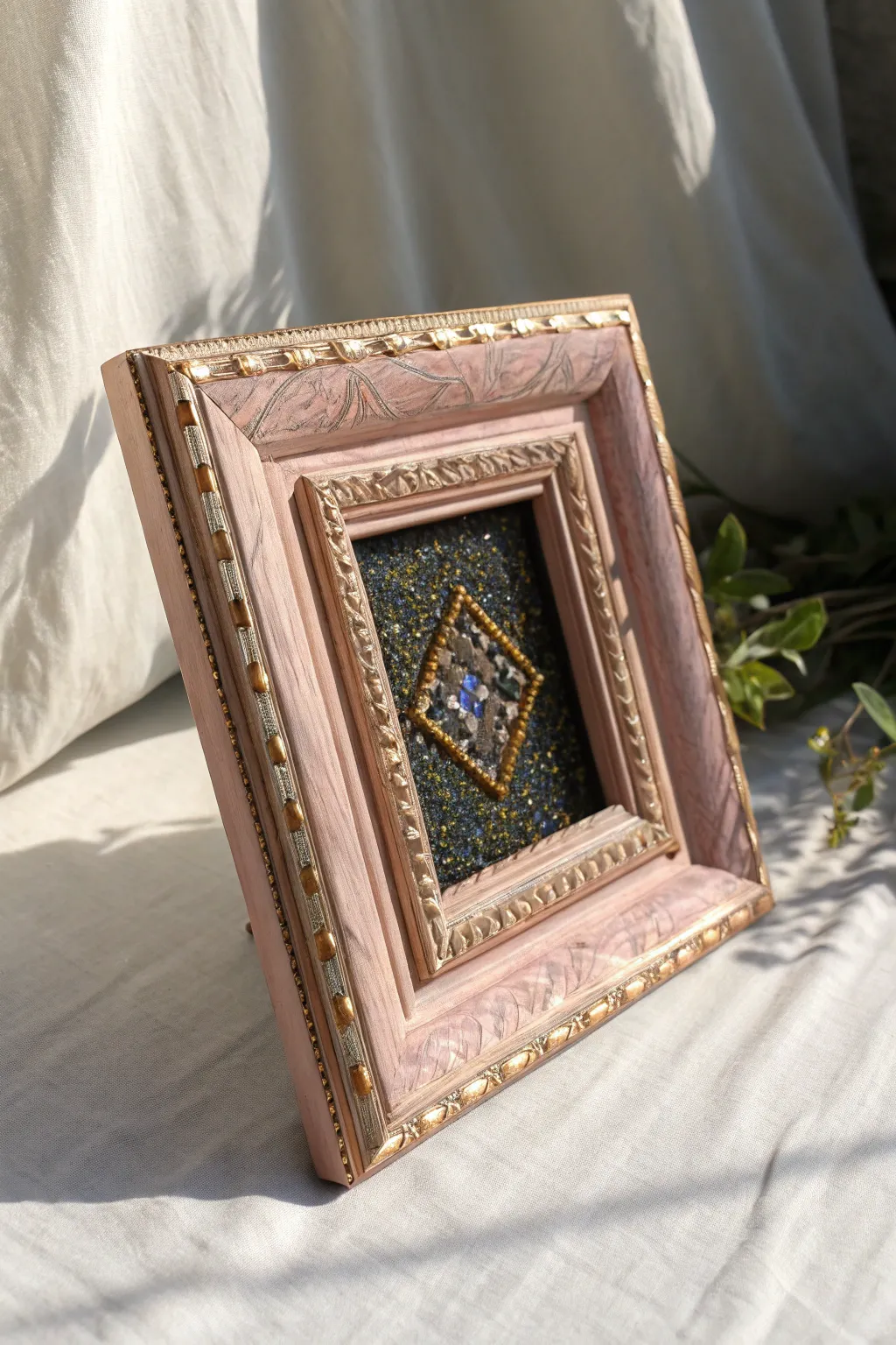 Ornate frame glow-up that makes your diamond painting sparkle like a gallery centerpiece.