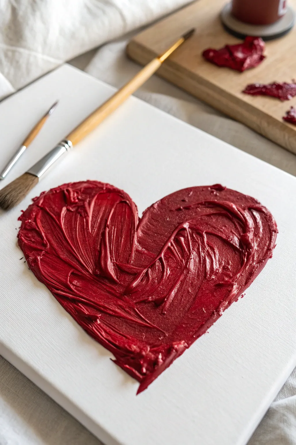 Master the art of texture with these thick, buttery impasto heart painting ideas.