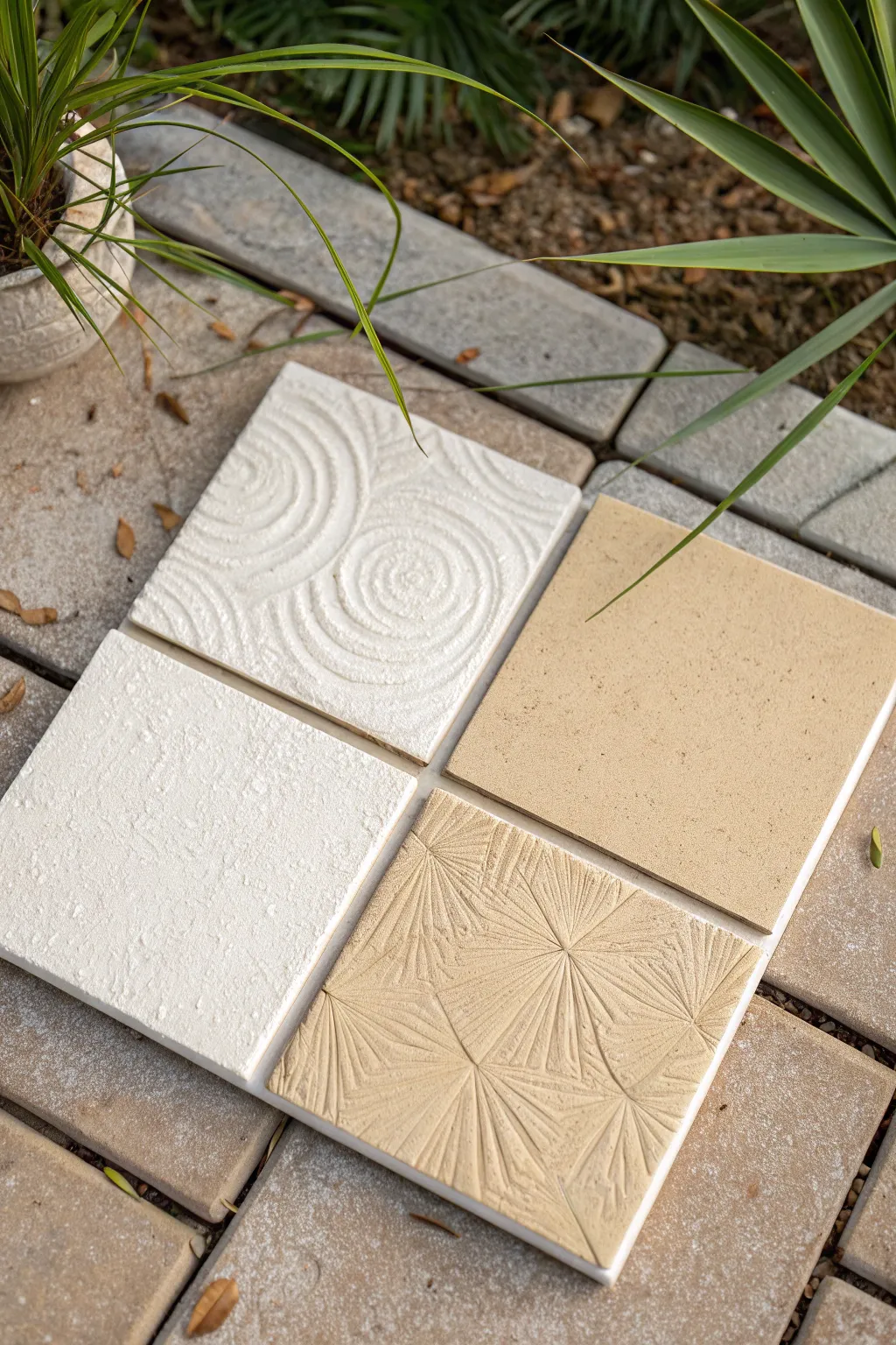 A mini texture library in one neat grid, showcasing handcrafted ridges, swirls, dots, and more.