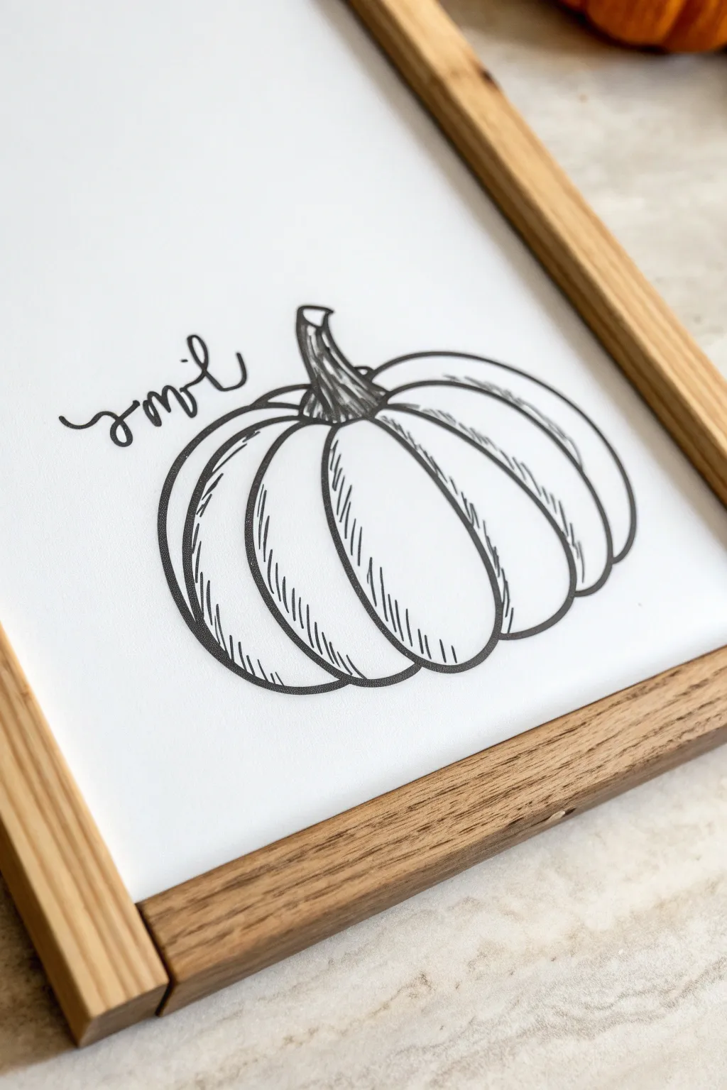 Add a touch of seasonal magic to your workspace with this simple festive corner doodle.