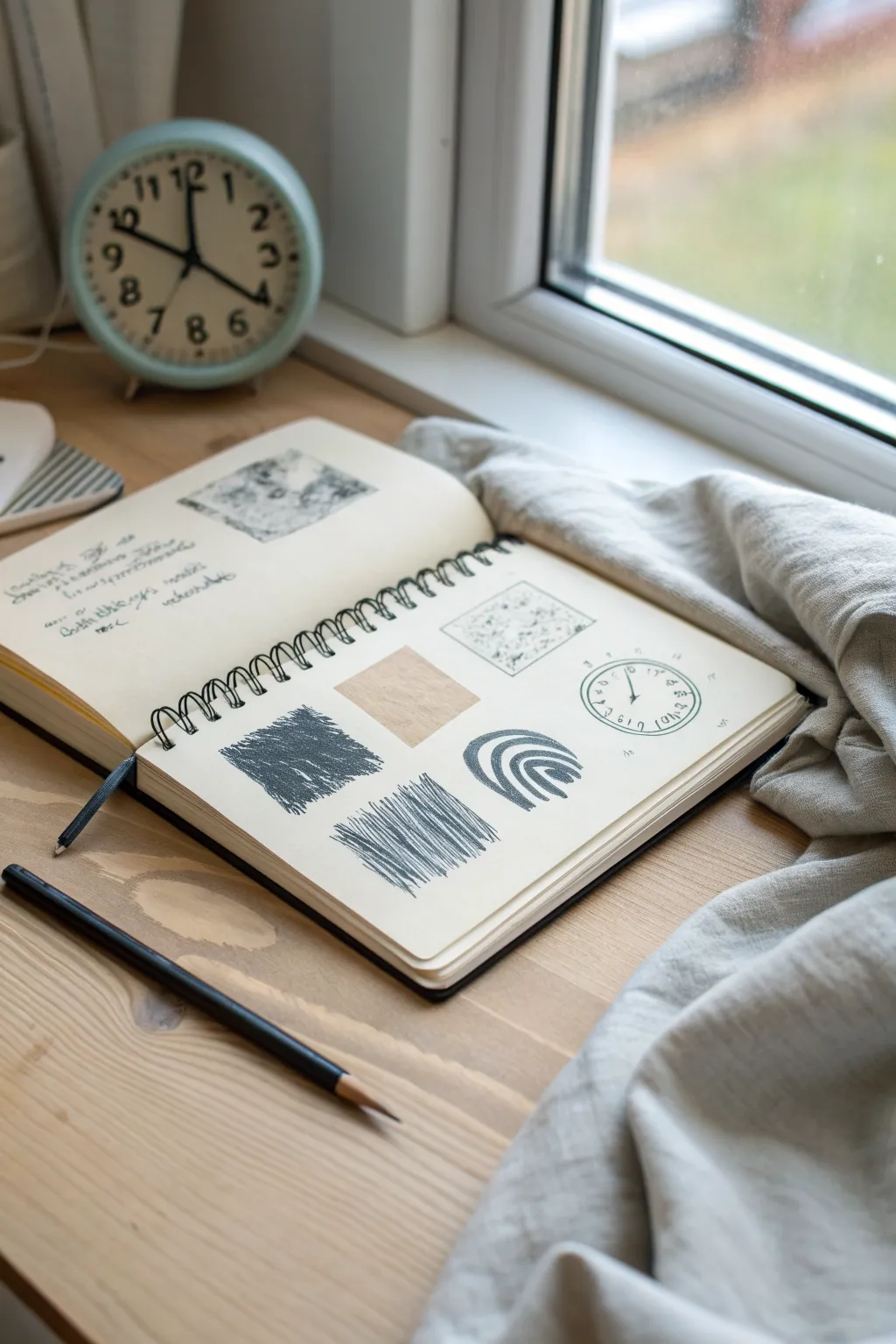 Try the Five-Minute Ugly Page: bold messy marks, quick shading, and fearless imperfection.