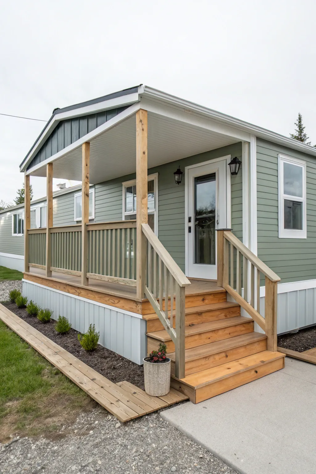 Porch and deck paint that matches the home body color for seamless, elevated curb appeal