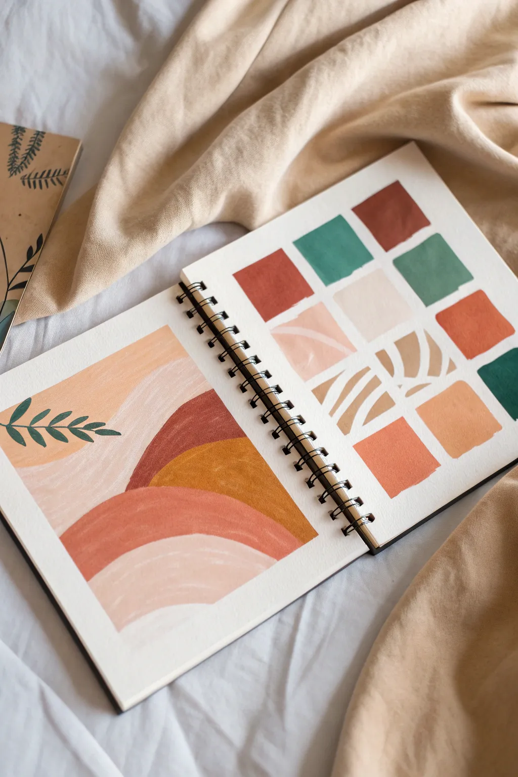 Paint side by side with one shared palette and let abstract love colors flow together